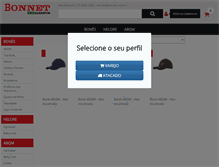 Tablet Screenshot of bonnet.com.br