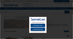 Desktop Screenshot of bonnet.se