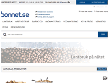 Tablet Screenshot of bonnet.se